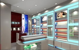 化妆品柜,服装道具, 展示柜, 化妆品柜生产供应商 展览和广告器材